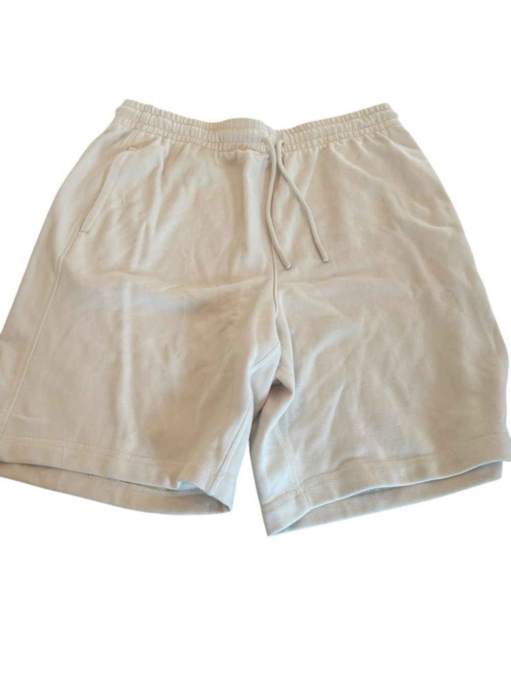 Dsg Men's Cream Drawstring Sweat Shorts size large